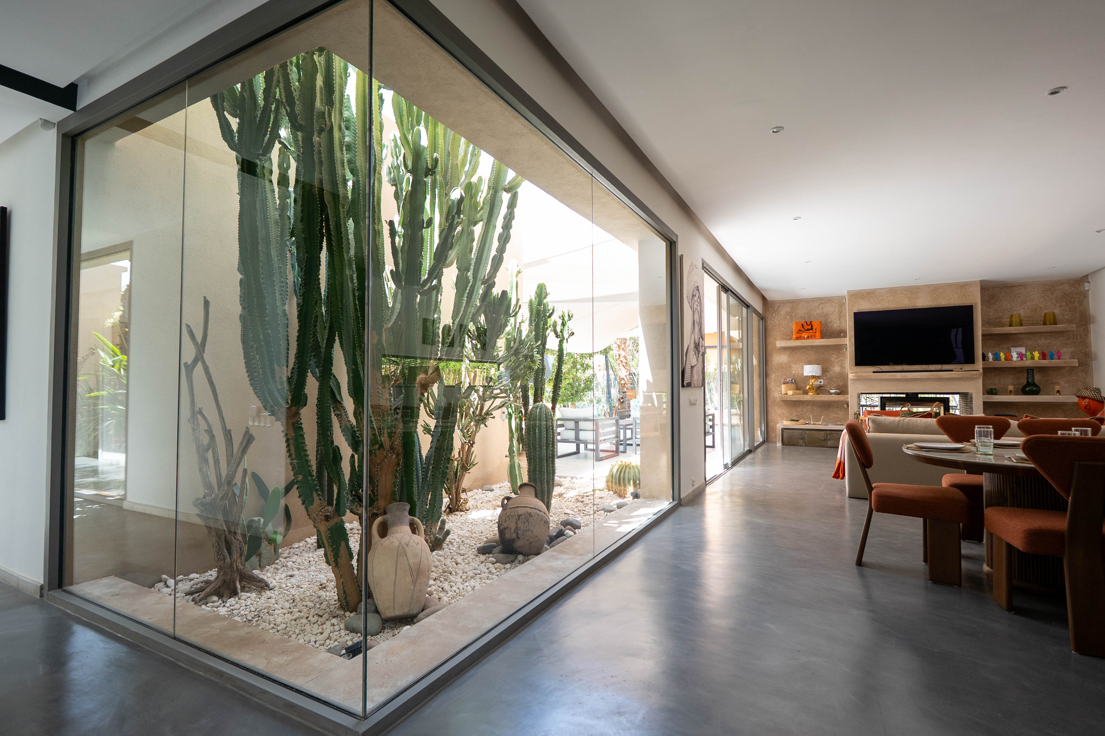 Salon de la Villa Loulou à Marrakech