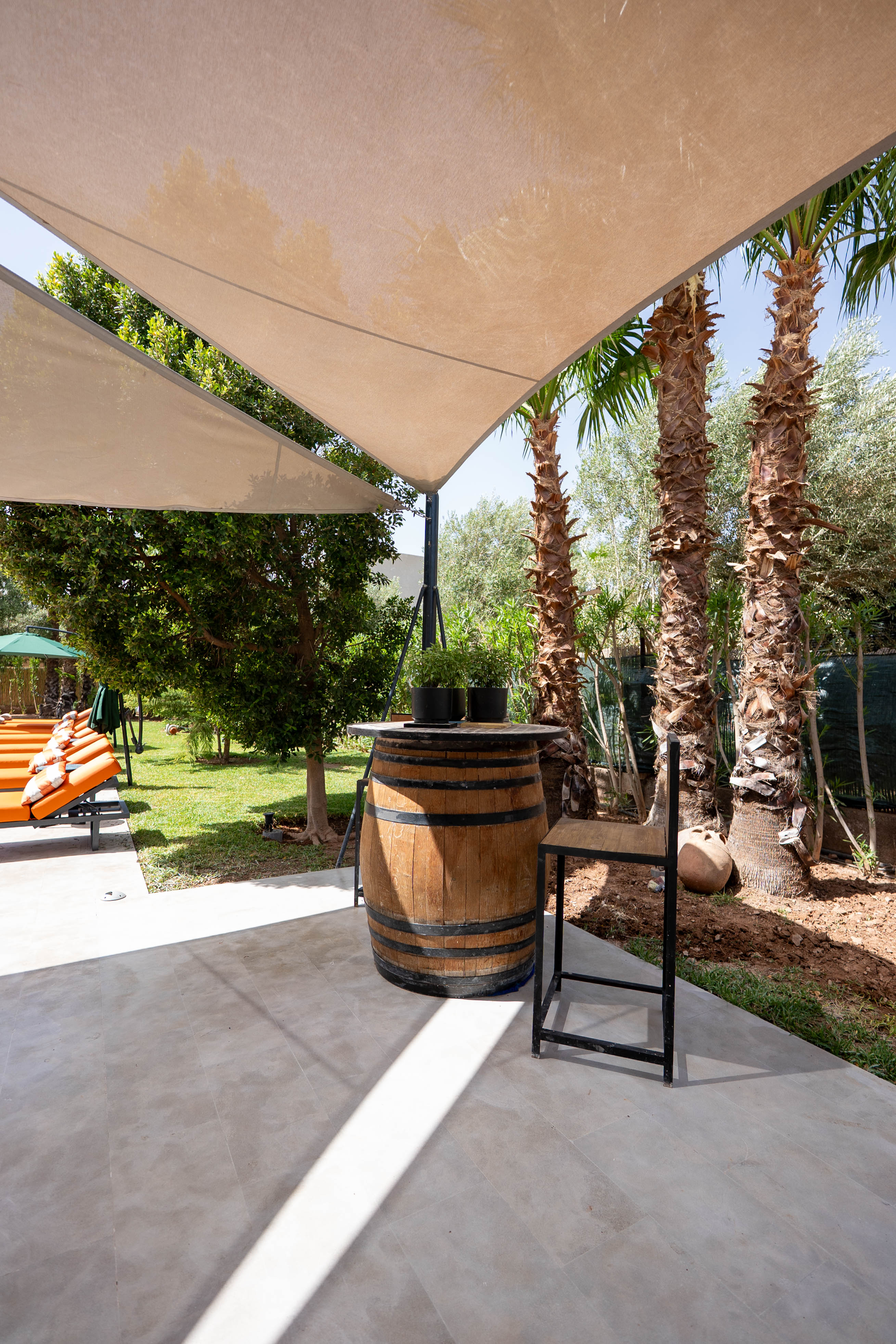 Terrasse mini-bar Villa Loulou